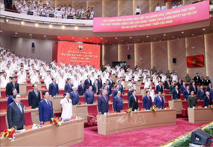 Khai mạc Đại hội đại biểu Đảng bộ Công an Trung ương lần thứ VIII- Ảnh 5. Khai mạc Đại hội đại biểu Đảng bộ Công an Trung ương lần thứ VIII- Ảnh 5.
