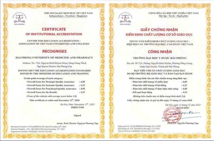 Đại học Y Dược Hải Phòng lọt top 10 trường đại học tốt nhất theo chuẩn chất lượng trong nước- Ảnh 2. Đại học Y Dược Hải Phòng lọt top 10 trường đại học tốt nhất theo chuẩn chất lượng trong nước- Ảnh 2.