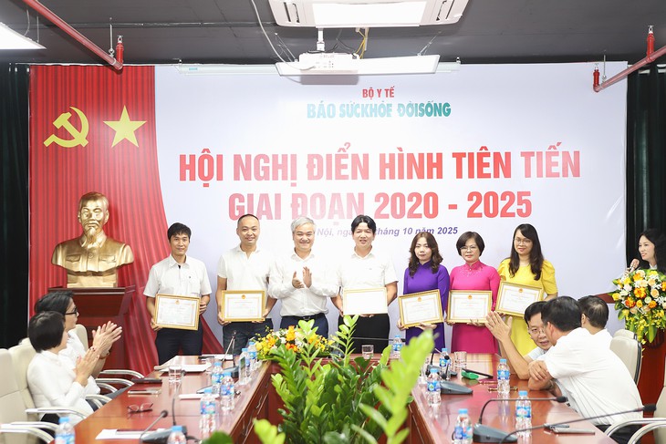 Báo Sức khỏe và Đời sống tổ chức thành công Hội nghị điển hình tiên tiến giai đoạn 2020–2025- Ảnh 3.