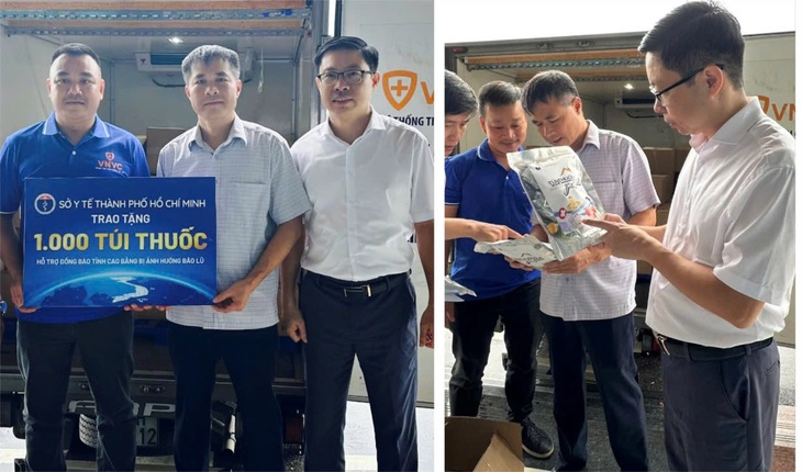 TPHCM gửi 10.000 túi thuốc hỗ trợ đồng bào vùng bão lũ- Ảnh 1.