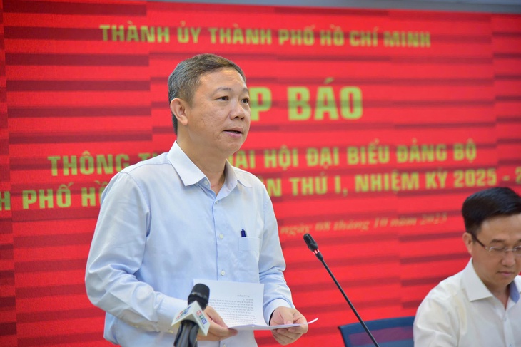 Đại hội Đảng bộ TPHCM lần thứ I có 550 đại biểu tham dự- Ảnh 1.