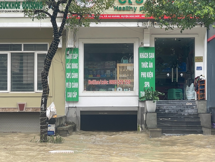 Hà Nội: 'Ốc đảo An Khánh' lại chìm trong biển nước sau mưa- Ảnh 5.