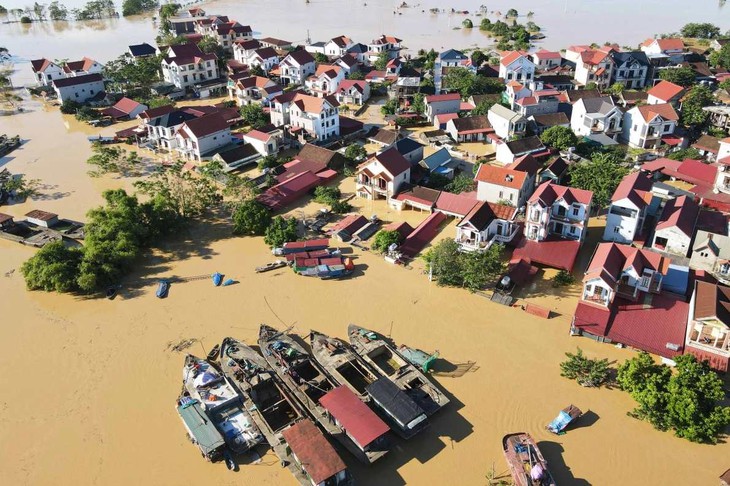Thái Nguyên, Bắc Ninh ngập sâu, lũ vượt lịch sử, Hà Nội nhiều nơi nước chưa rút- Ảnh 3.