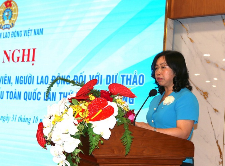 Công đoàn khu vực phía Nam đóng góp ý Dự thảo các văn kiện trình Đại hội XIV của Đảng- Ảnh 2. Công đoàn khu vực phía Nam đóng góp ý Dự thảo các văn kiện trình Đại hội XIV của Đảng- Ảnh 2.