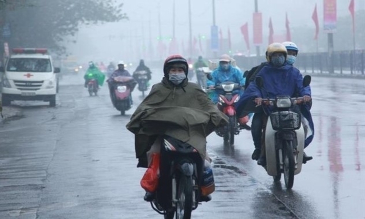 Không khí lạnh tăng cường dồn dập xuống miền Bắc- Ảnh 2.
