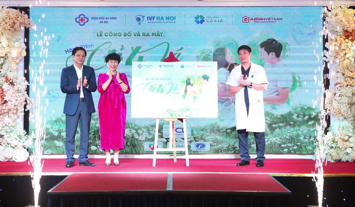 “Hành trình Cỏ 4 Lá” đồng hành cùng các gia đình hiếm muộn- Ảnh 1.