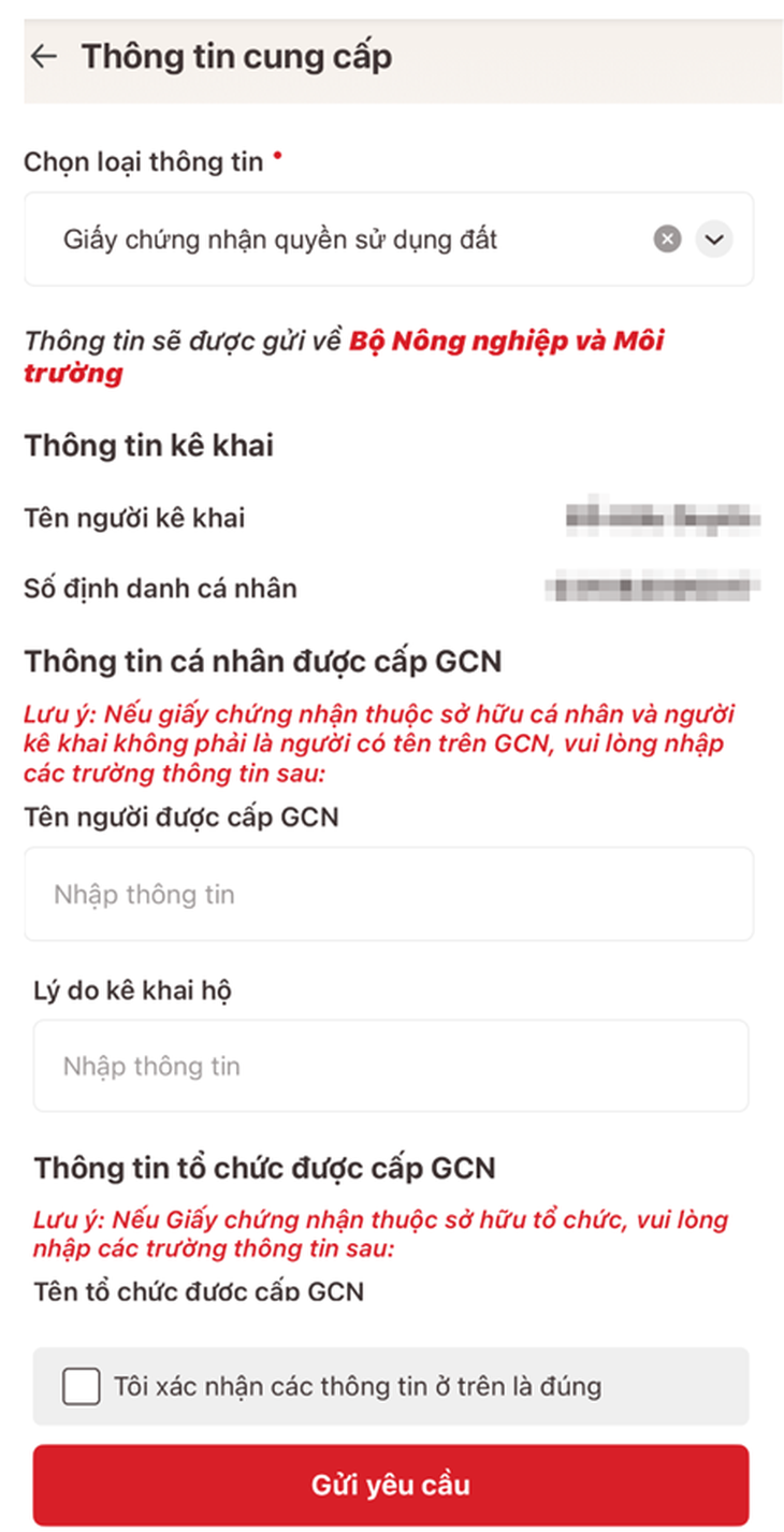 Trình tự, thủ tục nộp sổ đỏ trên VNeID người dân cần biết- Ảnh 6.