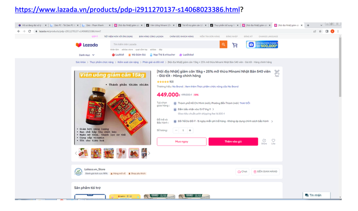 Đề nghị Cục Phát thanh truyền hình và Thông tin điện tử gỡ bỏ thông tin các thực phẩm chức năng không được cấp phép- Ảnh 1. Đề nghị Cục Phát thanh truyền hình và Thông tin điện tử gỡ bỏ thông tin các thực phẩm chức năng không được cấp phép- Ảnh 1.