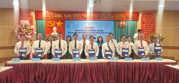 8 bệnh viện tuyến cuối hỗ trợ đưa BVĐK Vũng Tàu thành cực y tế mới- Ảnh 1. 8 bệnh viện tuyến cuối hỗ trợ đưa BVĐK Vũng Tàu thành cực y tế mới- Ảnh 1.