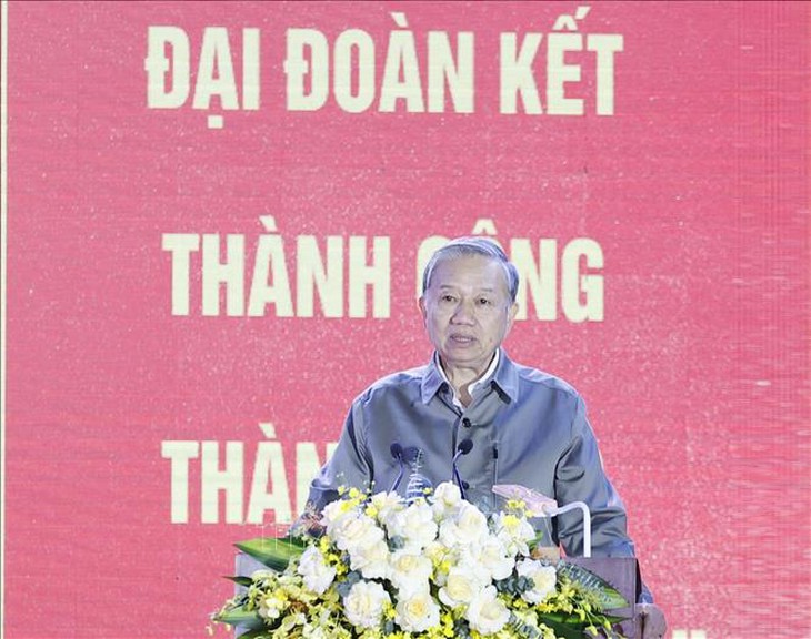 Tổng Bí thư Tô Lâm: Lan tỏa tinh thần '5 dám' và '3 cùng' là góp một viên gạch bền chắc vào ngôi nhà đại đoàn kết Việt Nam- Ảnh 3.