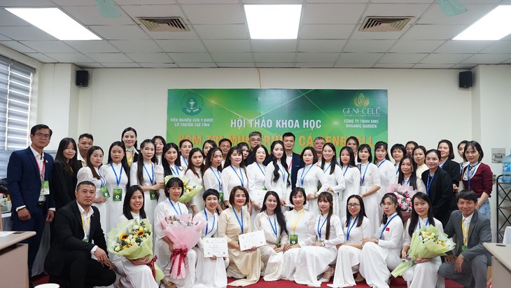 Hội thảo khoa học giới thiệu kem trị mụn từ thảo dược Việt Nam, ứng dụng dược liệu Việt trong điều trị mụn- Ảnh 4.