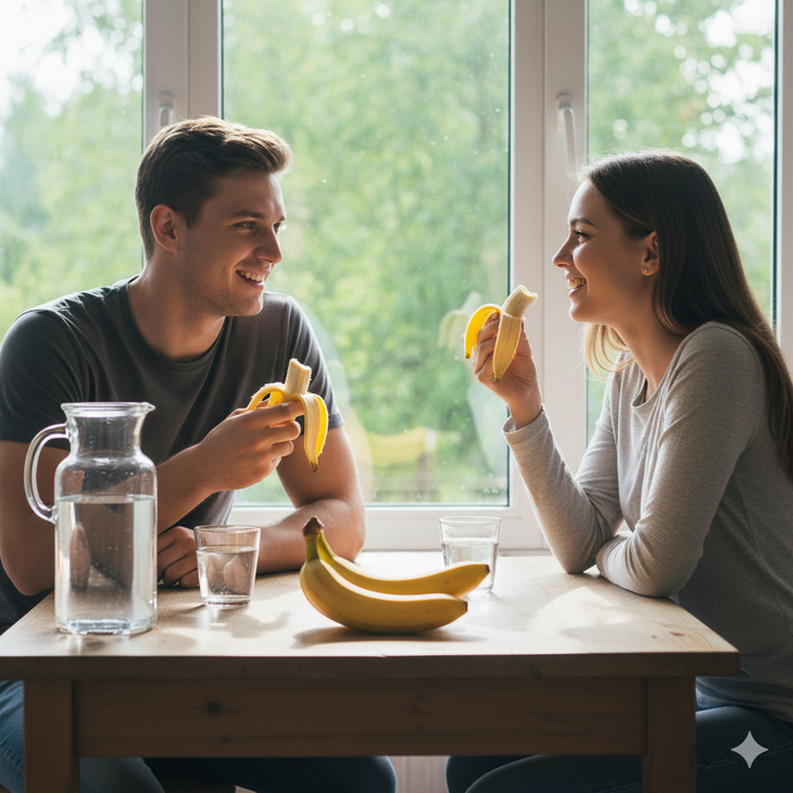 Điều gì xảy ra khi ăn chuối lúc bụng đói?- Ảnh 1. Điều gì xảy ra khi ăn chuối lúc bụng đói?- Ảnh 1.
