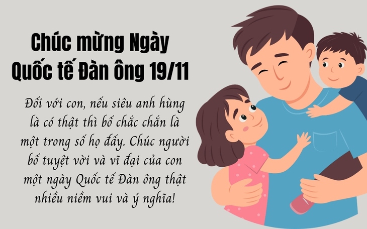 Lời chúc ngày Quốc tế Đàn ông 19/11 kính tặng bố ý nghĩa nhất