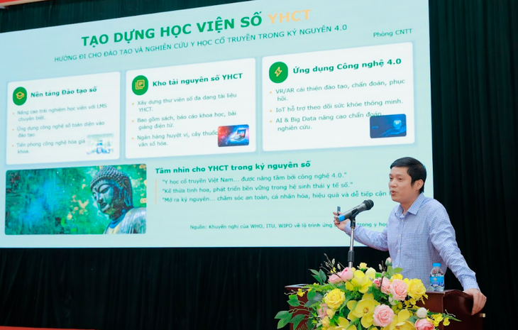 Tạo dựng Học viện số: Bước chuyển mới cho đào tạo và nghiên cứu y học cổ truyền trong kỷ nguyên 4.0- Ảnh 1.