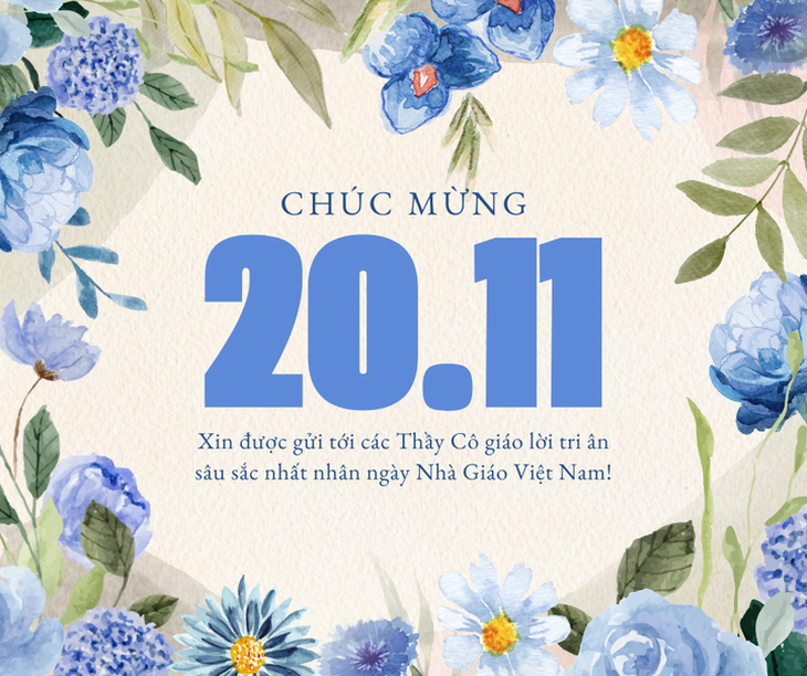 Những mẫu thiệp chúc mừng ngày Nhà giáo Việt Nam 20/11 đẹp nhất 2025- Ảnh 1. Những mẫu thiệp chúc mừng ngày Nhà giáo Việt Nam 20/11 đẹp nhất 2025- Ảnh 1.