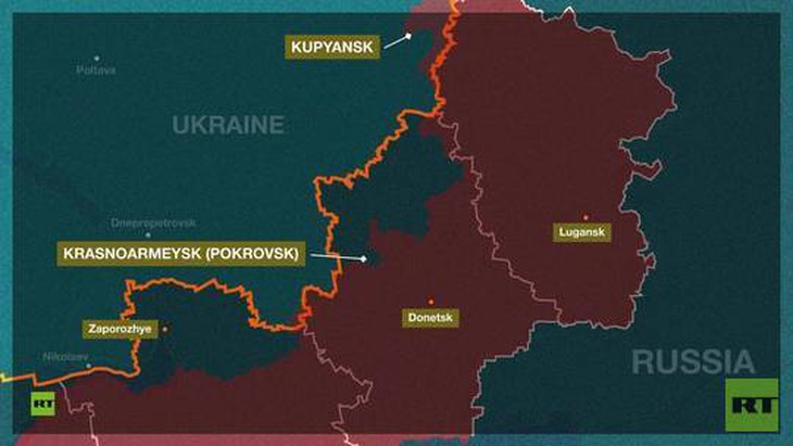 Tuyên bố mâu thuẫn của Nga và Ukraine về việc kiểm soát thành phố Kupyansk- Ảnh 1. Tuyên bố mâu thuẫn của Nga và Ukraine về việc kiểm soát thành phố Kupyansk- Ảnh 1.