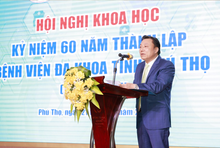 Hội nghị khoa học chào mừng 60 năm thành lập Bệnh viện Đa khoa tỉnh Phú Thọ- Ảnh 1. Hội nghị khoa học chào mừng 60 năm thành lập Bệnh viện Đa khoa tỉnh Phú Thọ- Ảnh 1.