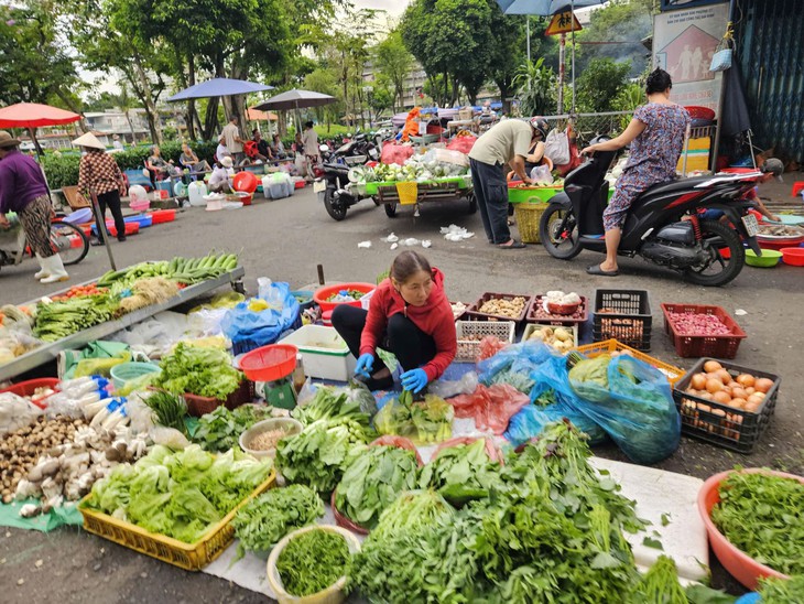 Nguồn hàng hoá phục vụ miền Trung dần ổn định, giá rau tại TP Hồ Chí Minh tăng mạnh- Ảnh 6. Nguồn hàng hoá phục vụ miền Trung dần ổn định, giá rau tại TP Hồ Chí Minh tăng mạnh- Ảnh 6.