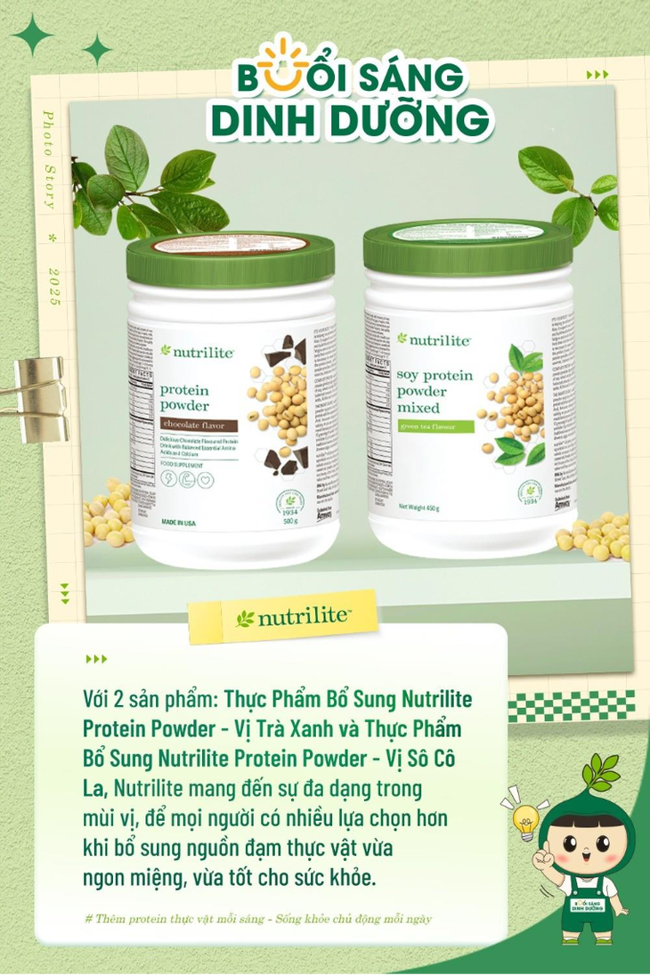 Thêm đạm thực vật mỗi sáng - Sống khỏe chủ động mỗi ngày- Ảnh 3.