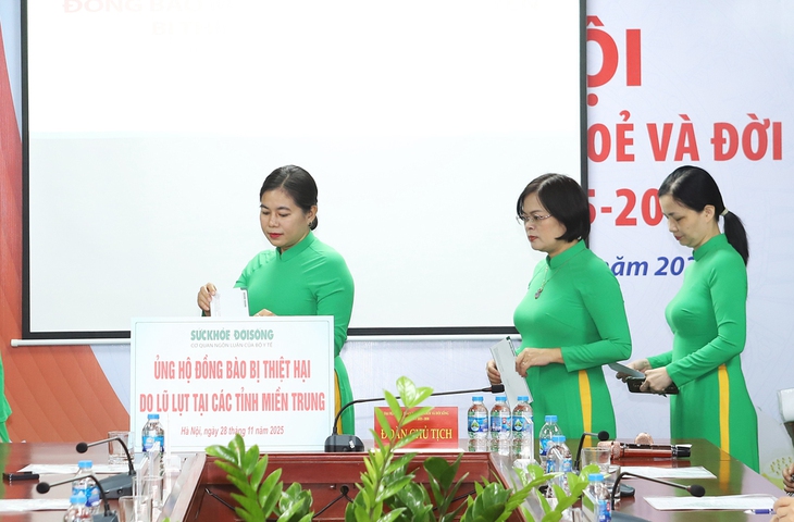 Báo Sức khỏe và Đời sống ủng hộ đồng bào vùng lũ miền Trung - Tây Nguyên- Ảnh 6.