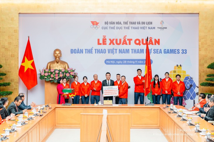 Herbalife Việt Nam đồng hành cùng Ủy ban Olympic Việt Nam tổ chức Lễ Xuất Quân của Đoàn Thể Thao Việt Nam tham dự SEA Games 33- Ảnh 1.
