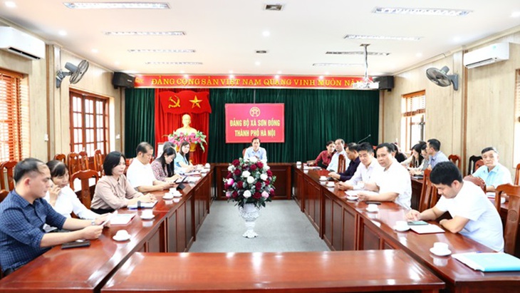 Hà Nội: Xã Sơn Đồng ghi nhận nhiều ý kiến tâm huyết đóng góp vào Dự thảo Văn kiện Đại hội XIV của Đảng- Ảnh 2. Hà Nội: Xã Sơn Đồng ghi nhận nhiều ý kiến tâm huyết đóng góp vào Dự thảo Văn kiện Đại hội XIV của Đảng- Ảnh 2.