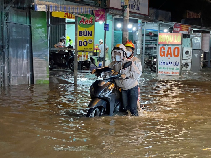 TPHCM: Mưa lớn kéo dài kết hợp triều cường đạt đỉnh, nguy cơ ngập úng diện rộng- Ảnh 1. TPHCM: Mưa lớn kéo dài kết hợp triều cường đạt đỉnh, nguy cơ ngập úng diện rộng- Ảnh 1.