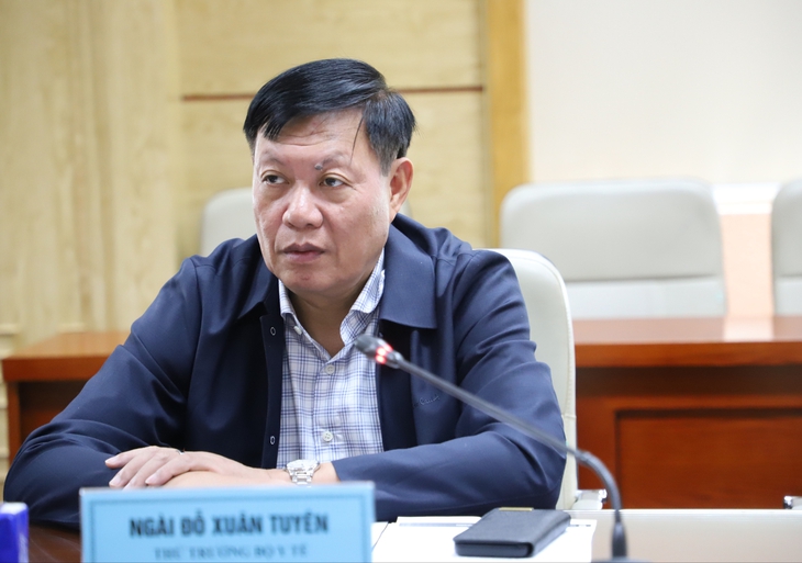 Thứ trưởng Bộ Y tế Đỗ Xuân Tuyên làm việc với Hiệp hội Công nghệ y tế tiên tiến – AdvaMed, Hoa Kỳ- Ảnh 1. Thứ trưởng Bộ Y tế Đỗ Xuân Tuyên làm việc với Hiệp hội Công nghệ y tế tiên tiến – AdvaMed, Hoa Kỳ- Ảnh 1.