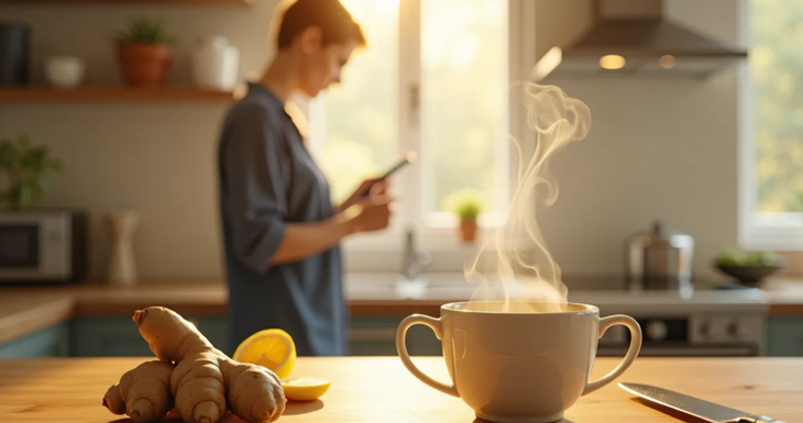 Cách sử dụng gừng làm giảm đau dạ dày- Ảnh 1.