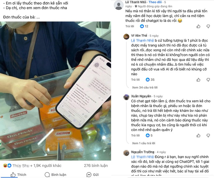 'Đơn thuốc AI' và hiểm họa sức khỏe (1): Nguy cơ sốc nhiễm trùng, tử vong do bỏ lỡ giai đoạn vàng chẩn đoán- Ảnh 3. 'Đơn thuốc AI' và hiểm họa sức khỏe (1): Nguy cơ sốc nhiễm trùng, tử vong do bỏ lỡ giai đoạn vàng chẩn đoán- Ảnh 3.
