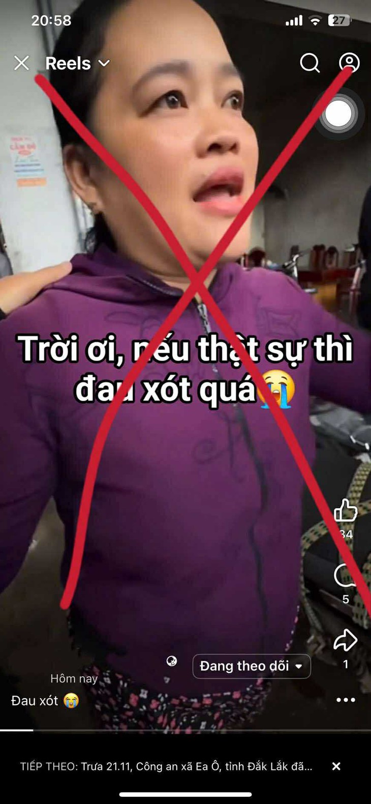 Đăng tin sai về lũ lụt Đắk Lắk, một Facebooker ở Nghệ An bị phạt- Ảnh 1.