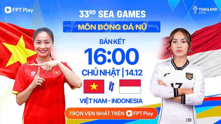 Xem trực tiếp đội tuyển nữ Việt Nam đấu Indonesia ở đâu, kênh nào ngày 14/12?- Ảnh 1.