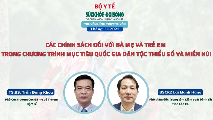 Truyền hình trực tuyến 'Các chính sách đối với bà mẹ và trẻ em trong Chương trình MTQG DTTS và miền núi'- Ảnh 1.