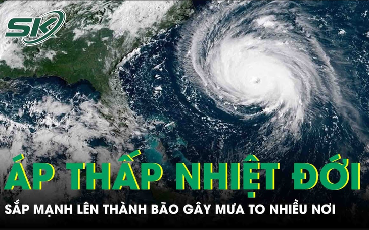Áp thấp nhiệt đới sắp mạnh lên thành bão ở Nam Thái Bình Dương