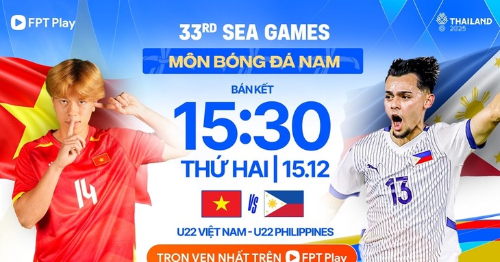 Kênh và link xem trực tiếp đội tuyển U22 Việt Nam đấu U22 Philippines ngày 15/12- Ảnh 1.
