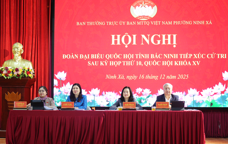 Bộ trưởng Bộ Y tế Đào Hồng Lan cùng đoàn ĐBQH Bắc Ninh tiếp xúc cử tri phường Ninh Xá- Ảnh 1. Bộ trưởng Bộ Y tế Đào Hồng Lan cùng đoàn ĐBQH Bắc Ninh tiếp xúc cử tri phường Ninh Xá- Ảnh 1.