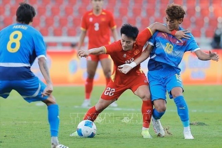 SEA Games 33: U22 Việt Nam sẵn sàng cho trận quyết đấu giành HCV- Ảnh 1. SEA Games 33: U22 Việt Nam sẵn sàng cho trận quyết đấu giành HCV- Ảnh 1.