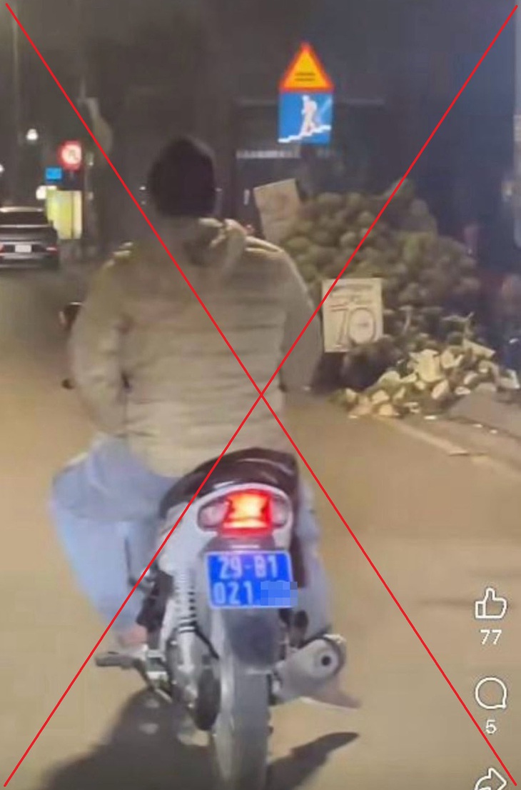 Xử phạt người điều khiển mô tô biển xanh không đội mũ bảo hiểm- Ảnh 1.