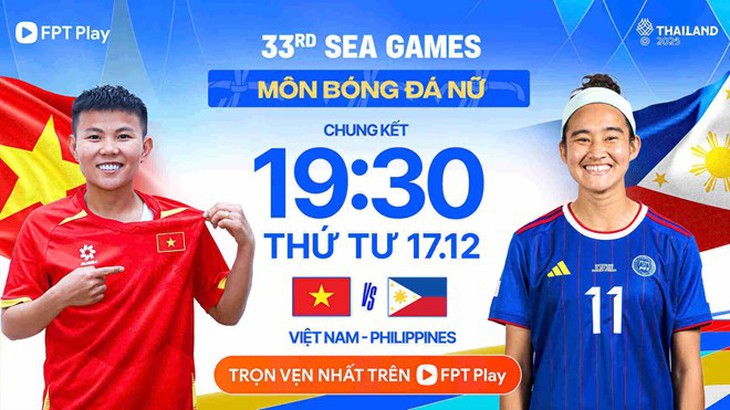 Kênh và link xem trực tiếp đội tuyển nữ Việt Nam đấu Philippines ngày 17/12- Ảnh 1.