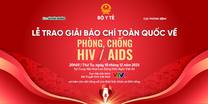 Đón chờ Lễ trao giải Báo chí toàn quốc về phòng, chống HIV/AIDS sắp diễn ra ngày 10/12 tới- Ảnh 1. Đón chờ Lễ trao giải Báo chí toàn quốc về phòng, chống HIV/AIDS sắp diễn ra ngày 10/12 tới- Ảnh 1.