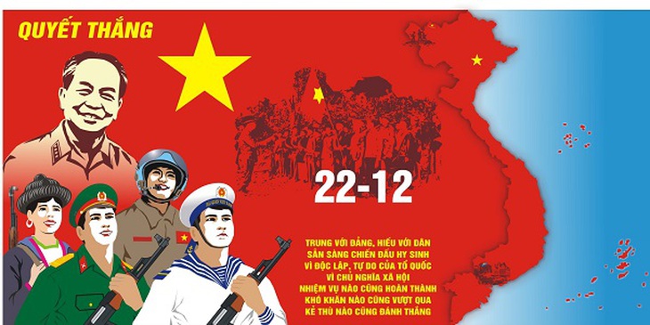 Những mẫu thiệp chúc mừng ngày Quân đội Nhân dân Việt Nam 22/12 đẹp nhất- Ảnh 4.
