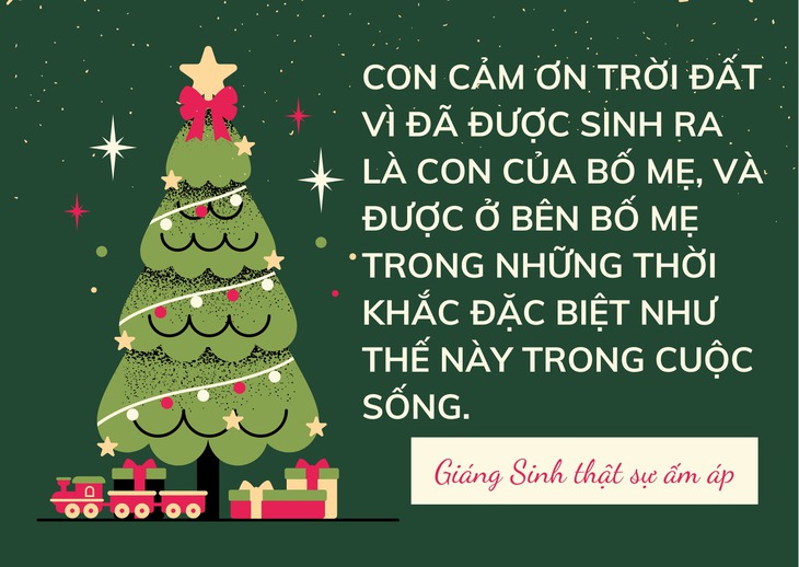 Lời chúc Giáng sinh 24/12 tặng bố mẹ và vợ chồng hay nhất- Ảnh 1.