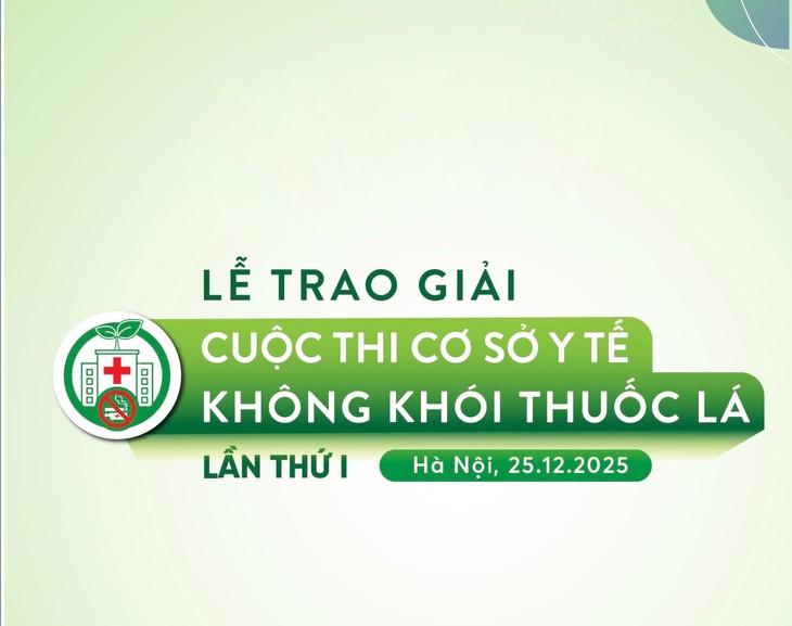 Sáng nay trao giải Cuộc thi 'Cơ sở y tế không khói thuốc lá' lần thứ I- Ảnh 1.