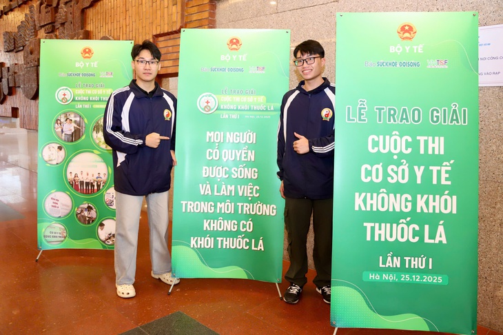 Không khí sôi động trước giờ trao giải Cuộc thi 'Cơ sở y tế không khói thuốc lá' lần thứ I- Ảnh 9. Không khí sôi động trước giờ trao giải Cuộc thi 'Cơ sở y tế không khói thuốc lá' lần thứ I- Ảnh 9.