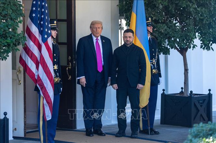 Tổng thống Mỹ và Ukraine bắt đầu hội đàm ở Mar-a-Lago- Ảnh 1.