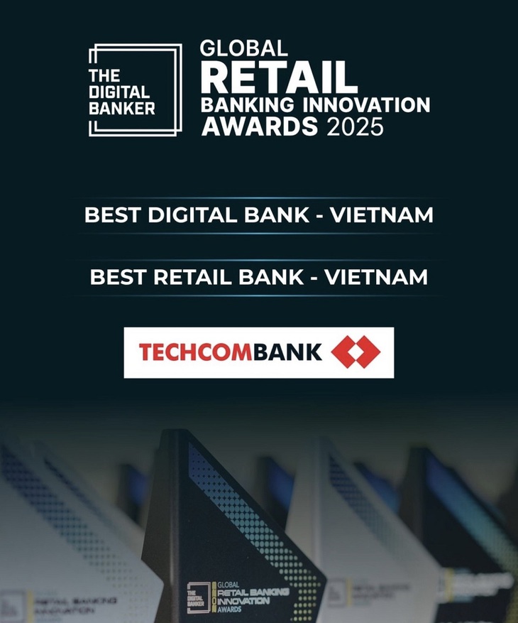 Techcombank ba năm liên tiếp là 'Ngân hàng số tốt nhất Việt Nam' do the Digital Banker bình chọn- Ảnh 1.