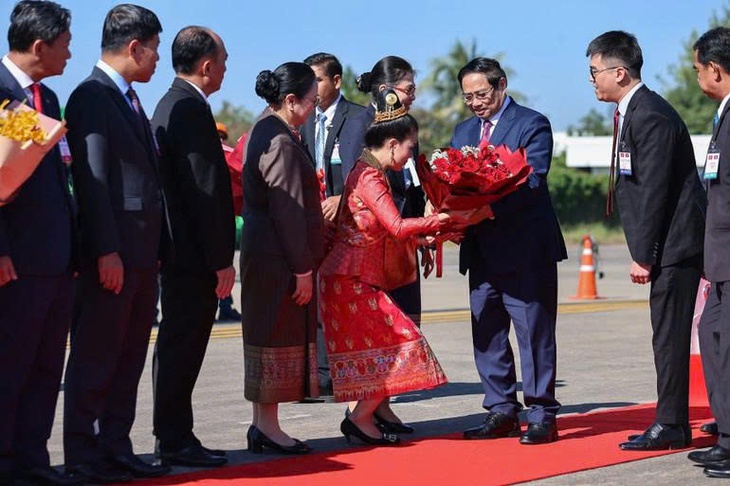 Thủ tướng Phạm Minh Chính đồng chủ trì Kỳ họp 48 Ủy ban liên Chính phủ hợp tác Việt Nam - Lào- Ảnh 1.