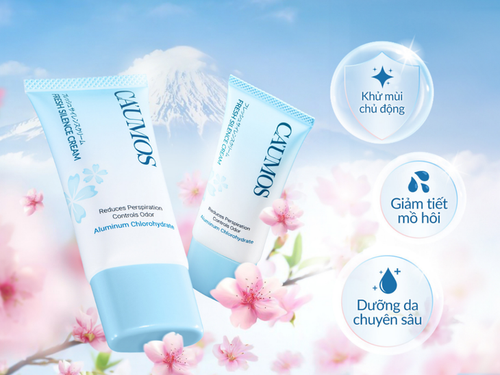Caumos Fresh Silence: Bước tiến mới trong khử mùi dưới cánh tay- Ảnh 2. Caumos Fresh Silence: Bước tiến mới trong khử mùi dưới cánh tay- Ảnh 2.