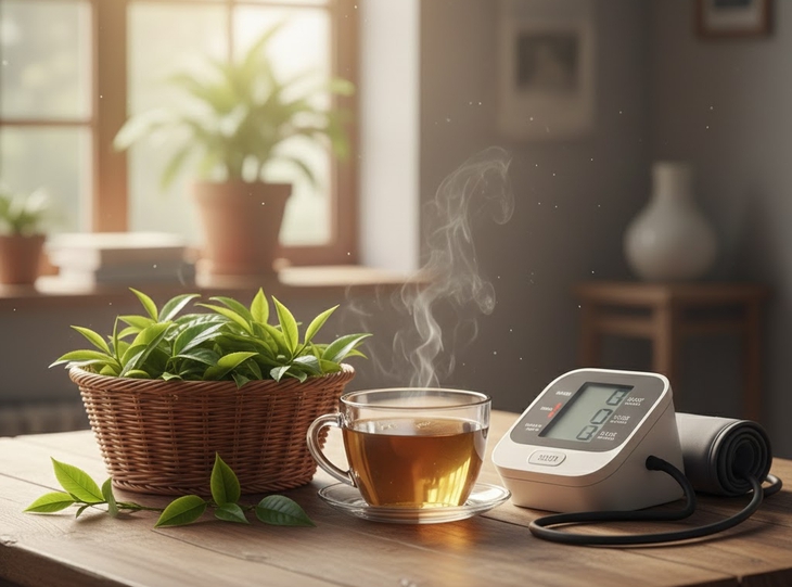 Điều gì xảy ra với huyết áp khi uống trà xanh?- Ảnh 1.