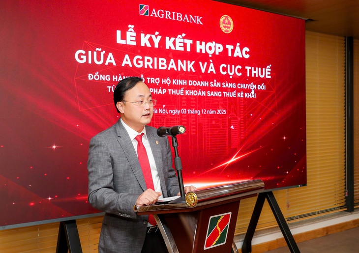 Agribank và Cục Thuế ký kết hợp tác, đồng hành hỗ trợ hộ kinh doanh sẵn sàng chuyển đổi từ phương pháp thuế khoán sang thuế kê khai- Ảnh 2. Agribank và Cục Thuế ký kết hợp tác, đồng hành hỗ trợ hộ kinh doanh sẵn sàng chuyển đổi từ phương pháp thuế khoán sang thuế kê khai- Ảnh 2.
